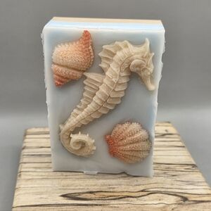 Seahorse and Shells Decorative Goats Milk Soap